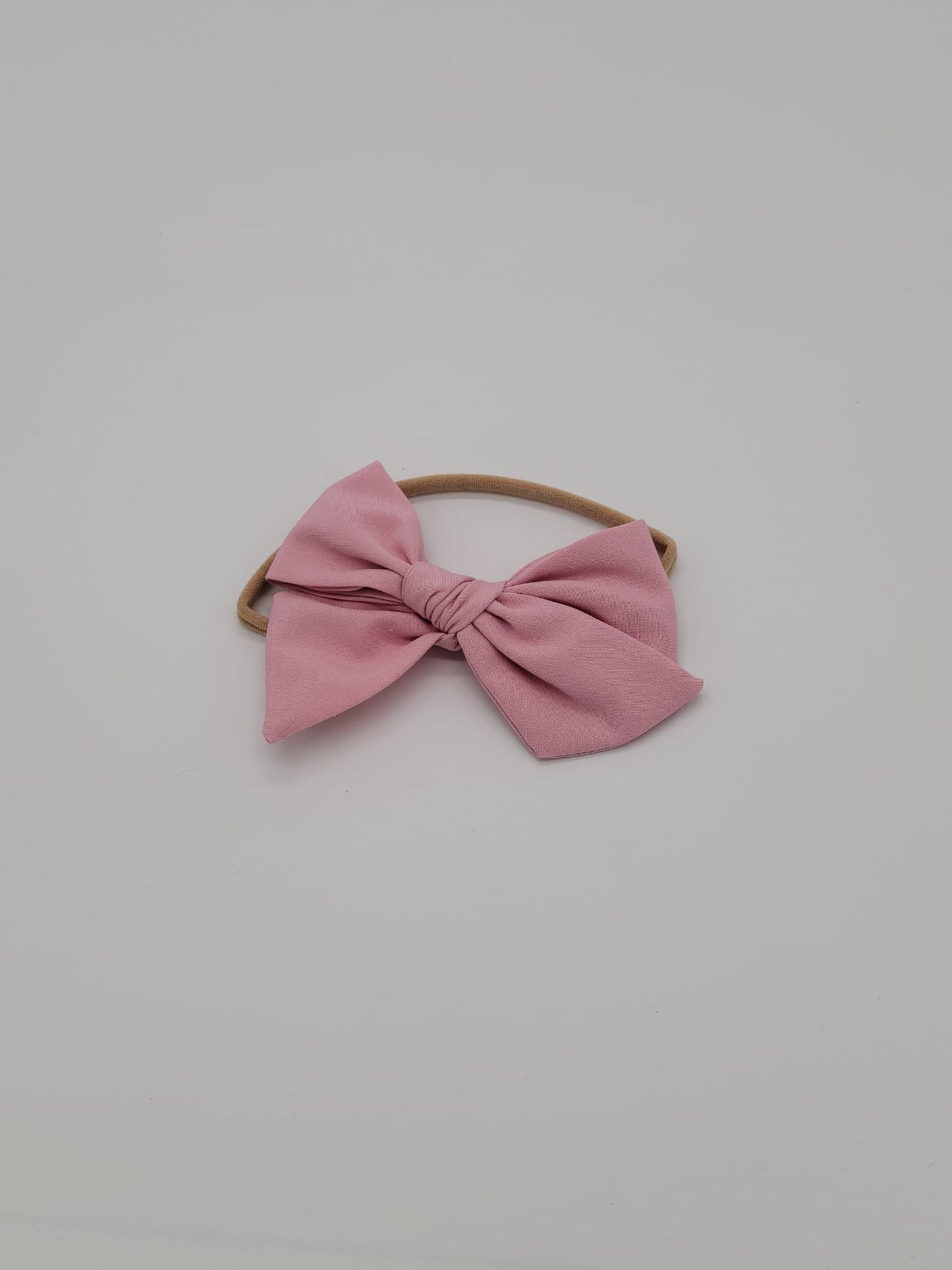 Nylon headband butterfly viscose pink medium