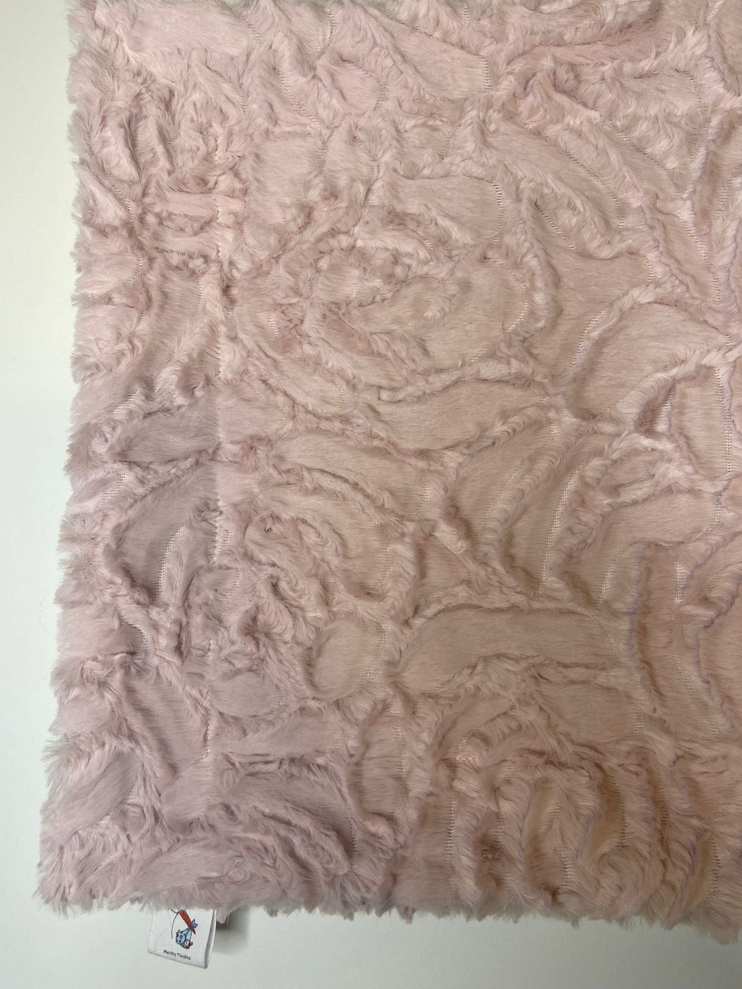 Minky Blanket Demi Rose shell