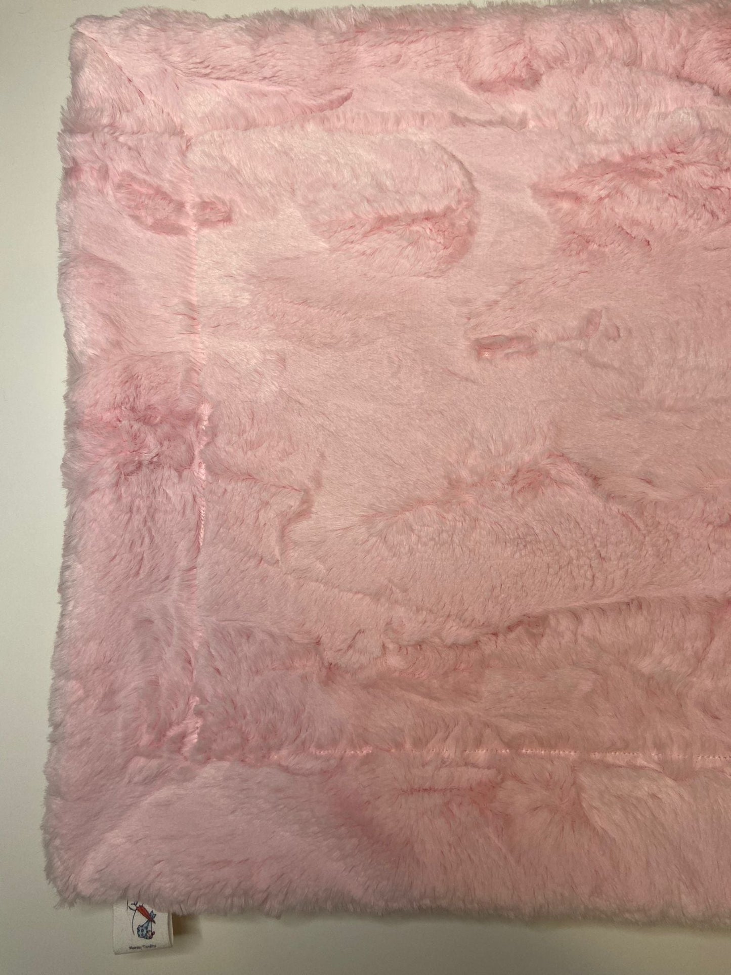 Mini Minky Blanket pink