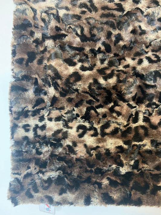 Minky Blanket Cheetah Chocolate